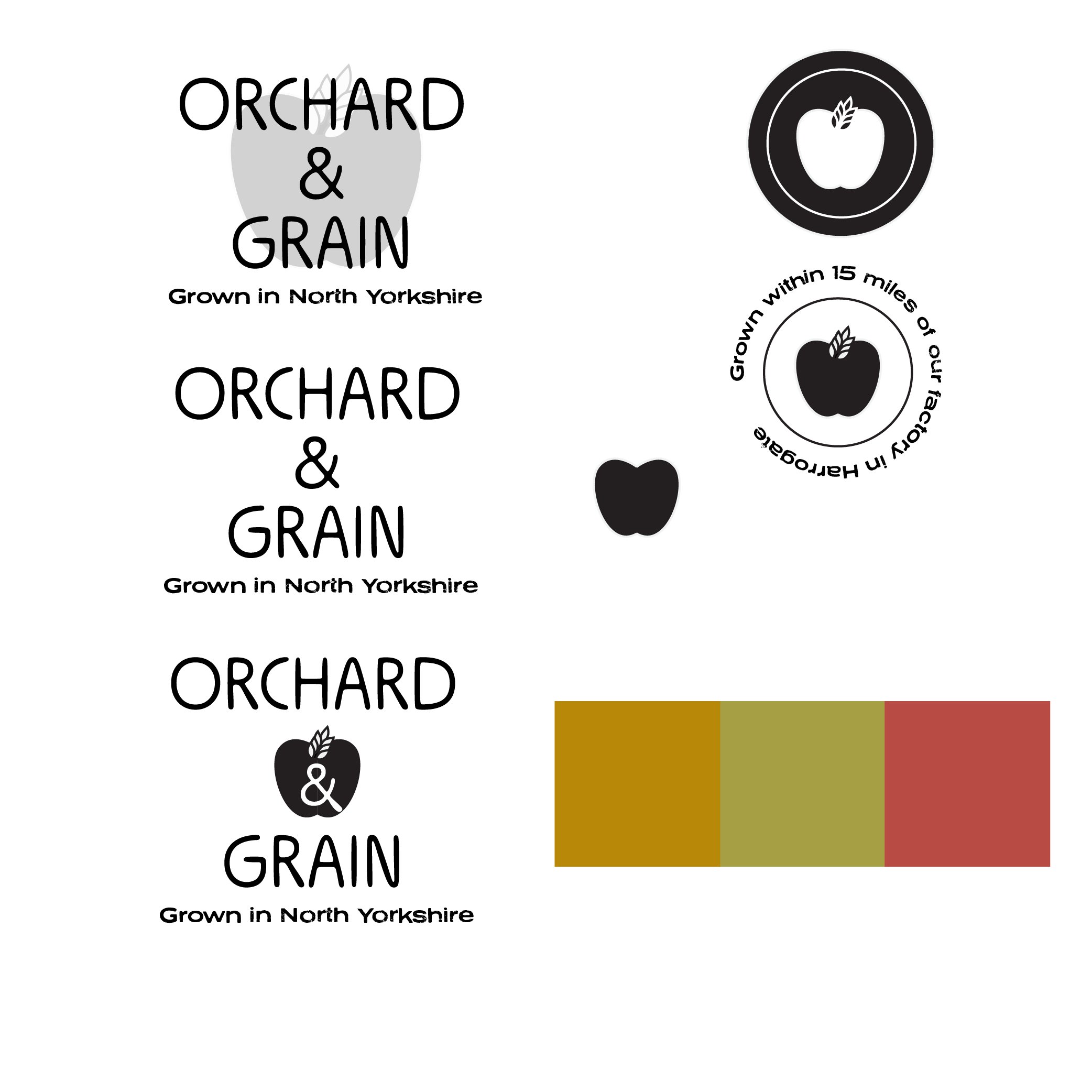 Orchard & Grain combination mark